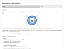 Tablet Screenshot of cmp.mygundb.com